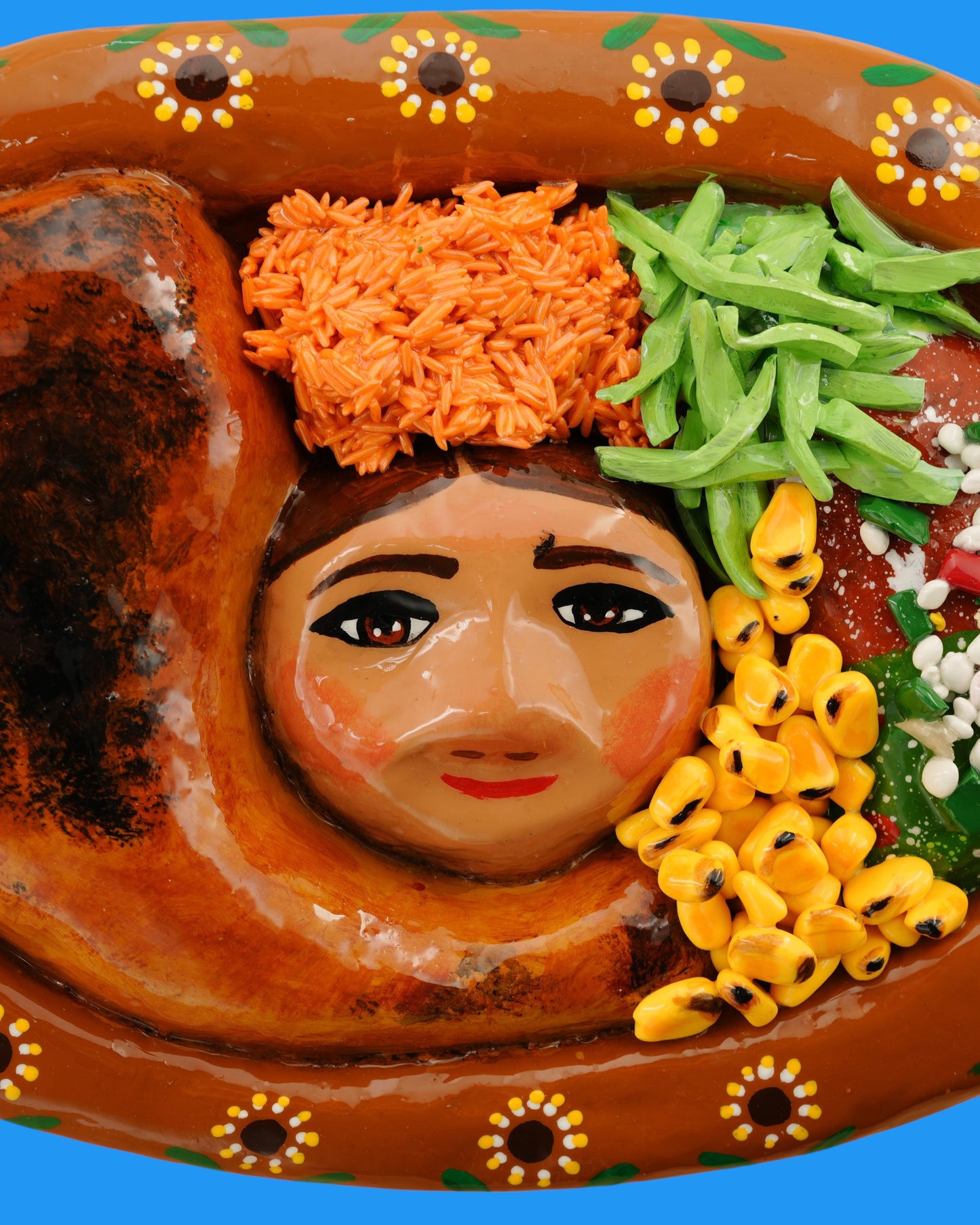 Chicken Leg with Rice and Beans