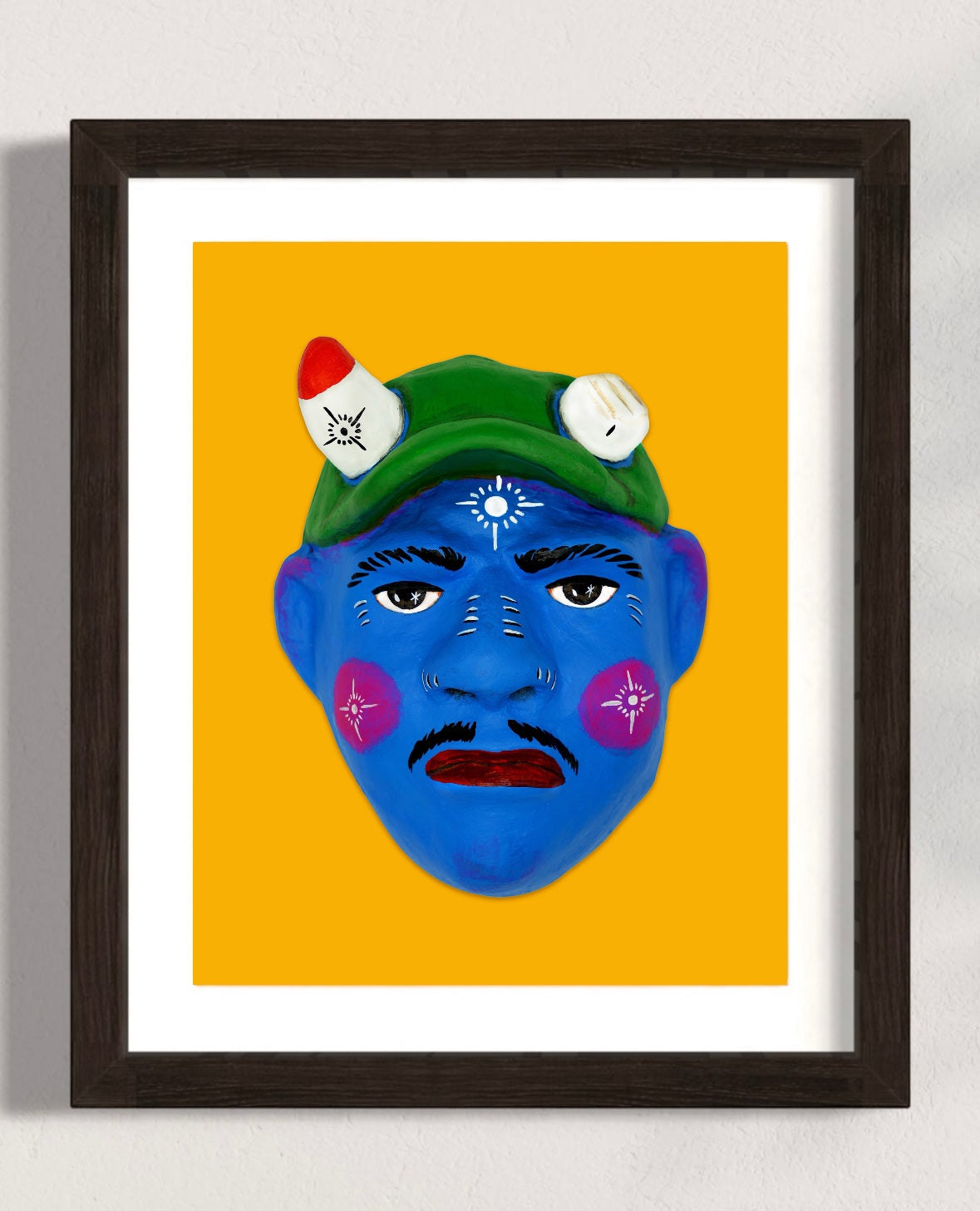 Self Portrait with Broken Horn (Signed)