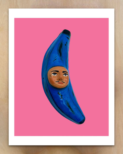 Blue Banana (Signed Print)