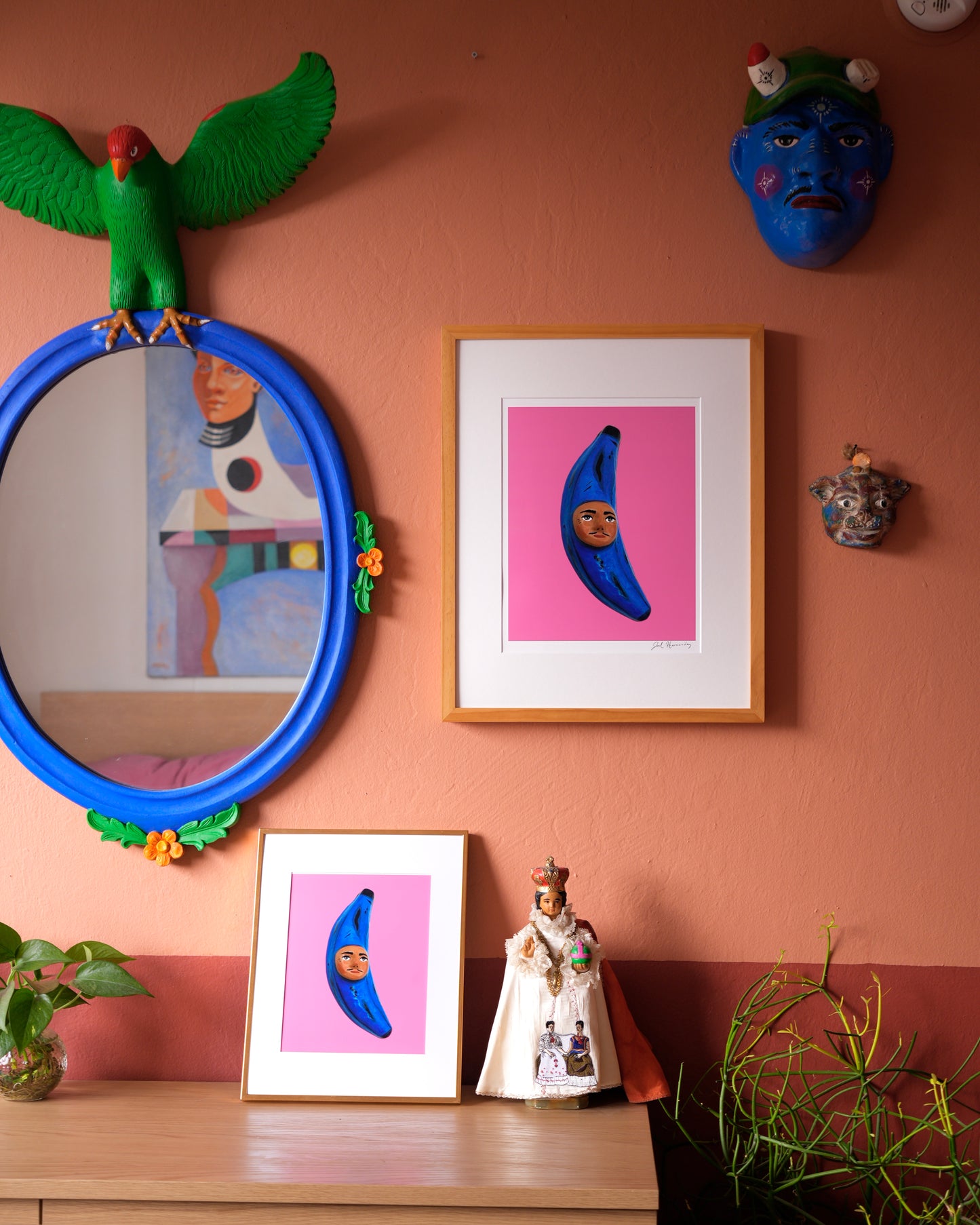 Blue Banana - Signed Art Print
