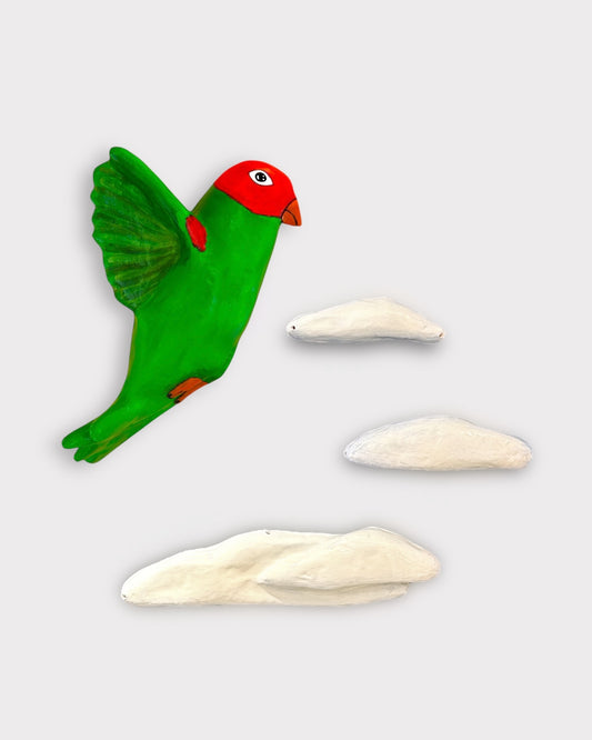 Parrot #1 with clouds